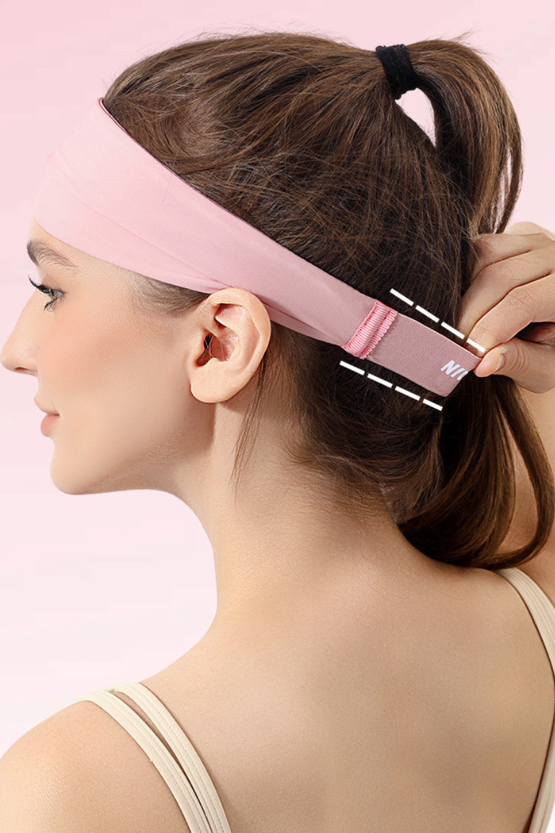 Women's Summer High-Elastic Quick-Dry Solid Sports Headband