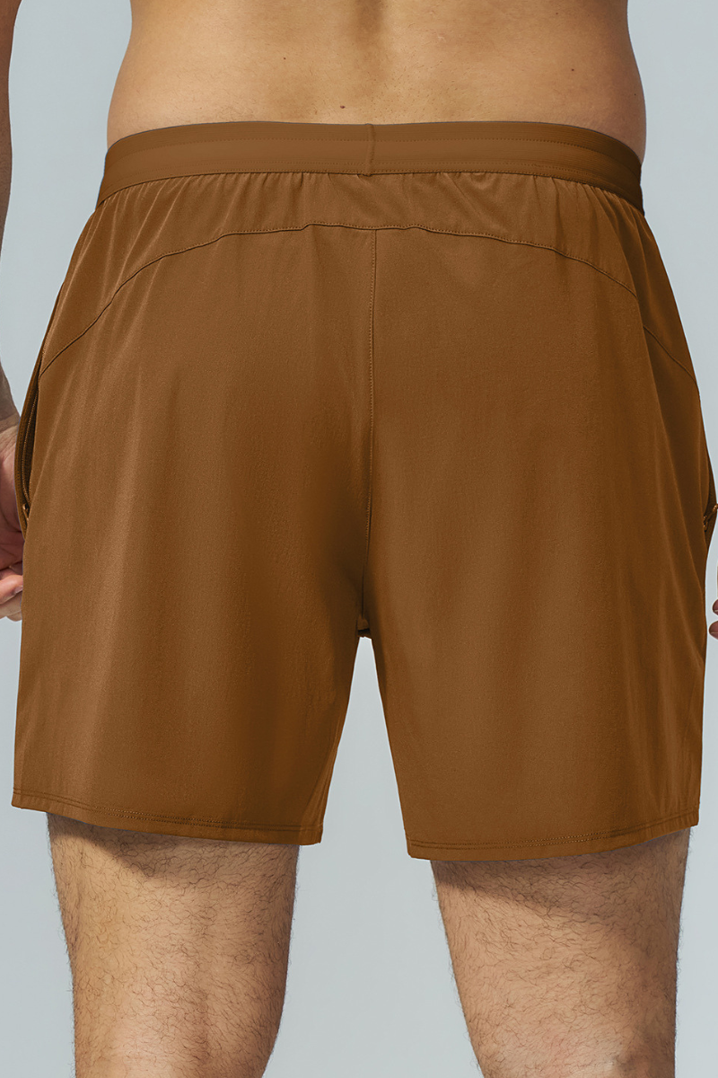 Men's Soft Water-Resistant Drawstring Outdoor Running Shorts