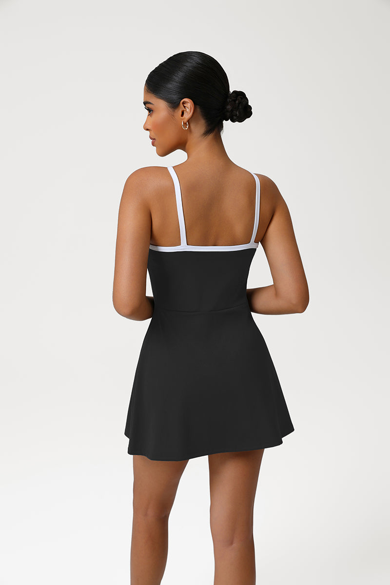 Women Sporty Sleeveless Tennis Slim Fit Dress