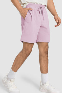 Men Summer Casual Loose Quick-Dry Breathable Mid-Length Outdoor Running Fitness Sport Shorts