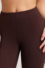Women High-Waist Flared Butt-Lifting Naked-Feel Yoga Leggings