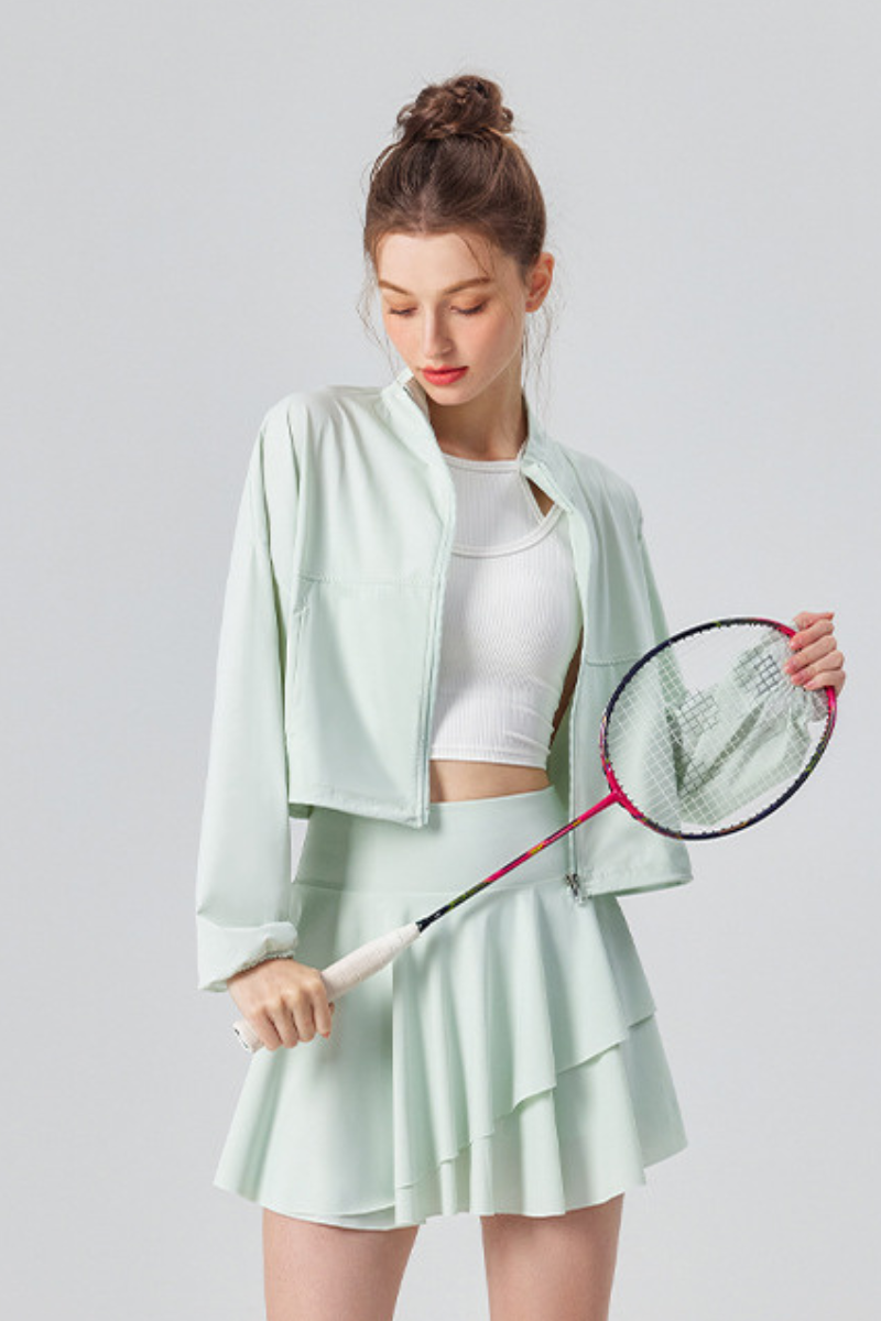 Women's Summer Cooling Sun Protection Sports Tennis Outfit