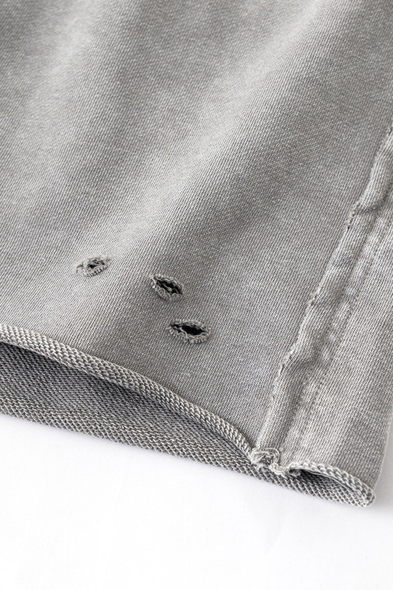 Post-Apocalyptic Washed Shorts - Unisex Loose Fit