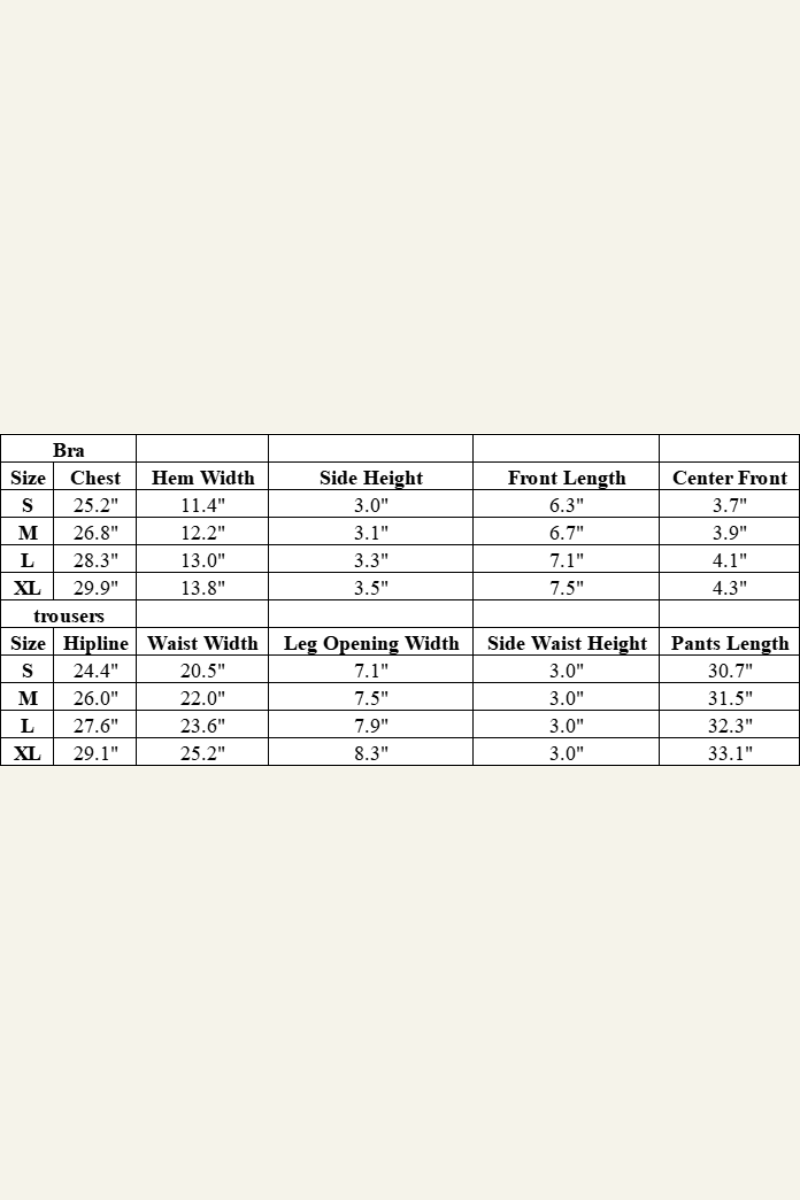 Women's Two-Piece Set:Halterneck Bra And High-Waist Leggings