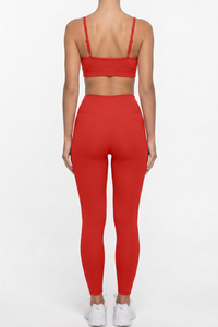 Women's Adjustable Bra And Butt Lifting Leggings Yoga Set