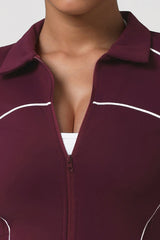 Women Side Zip Slim Fit Sport Jacket