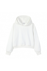 Women's Fall Cropped Relaxed Solid Sports Hoodie