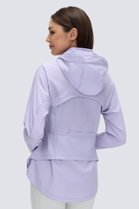 Women's UV Protection Quick Dry Packable Thumb Hole Hoodie