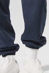 Women Relaxed Fit Cuffed Ankle Cotton Sweatpants