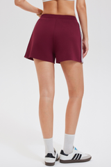 Women's Drawstring Side Stripe Loose-Fitting Athletic Shorts