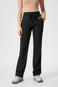 Women Straight Loose Quick Dry Breathable Commuter Running Sports Casual Fitness Yoga Pants