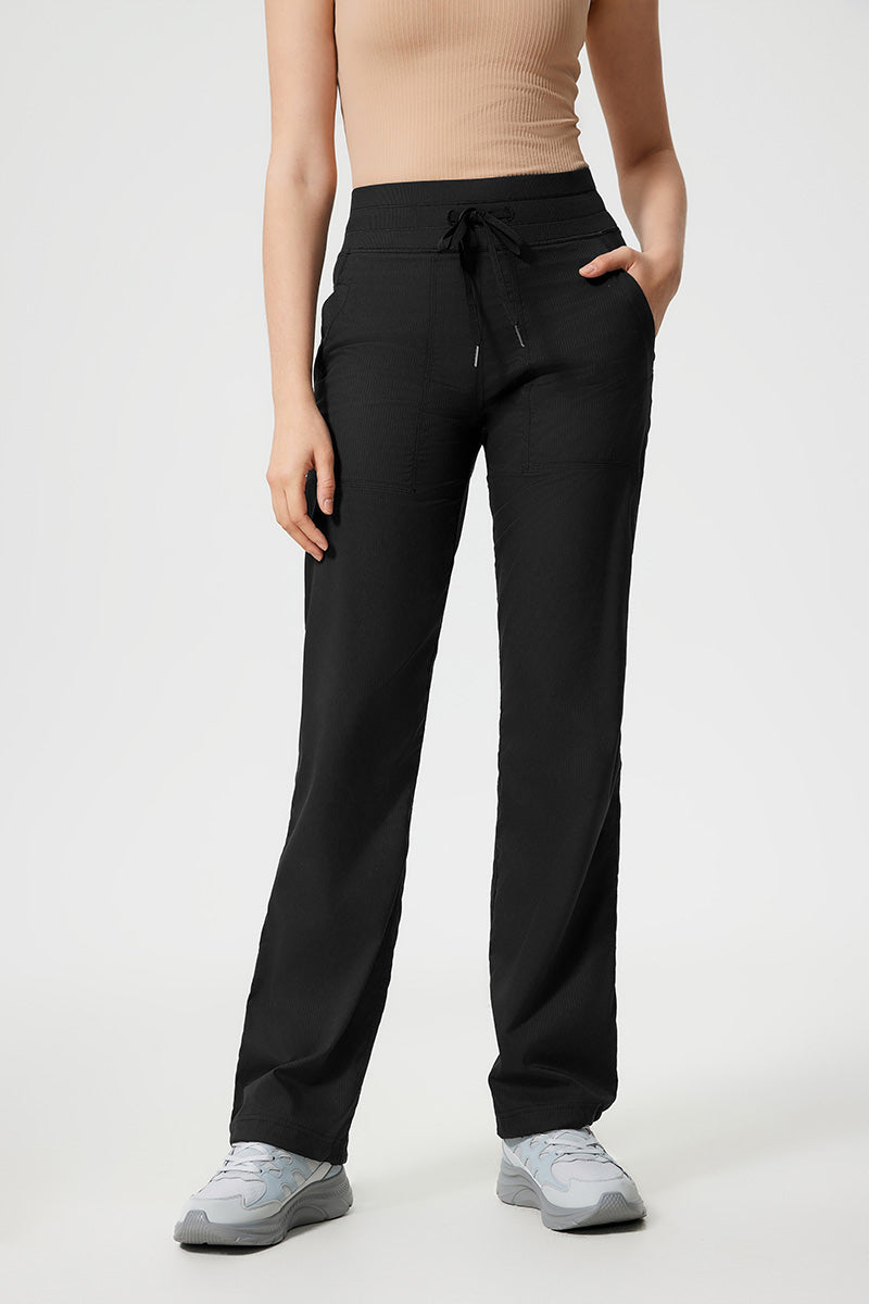 Women Straight Loose Quick Dry Breathable Commuter Running Sports Casual Fitness Yoga Pants