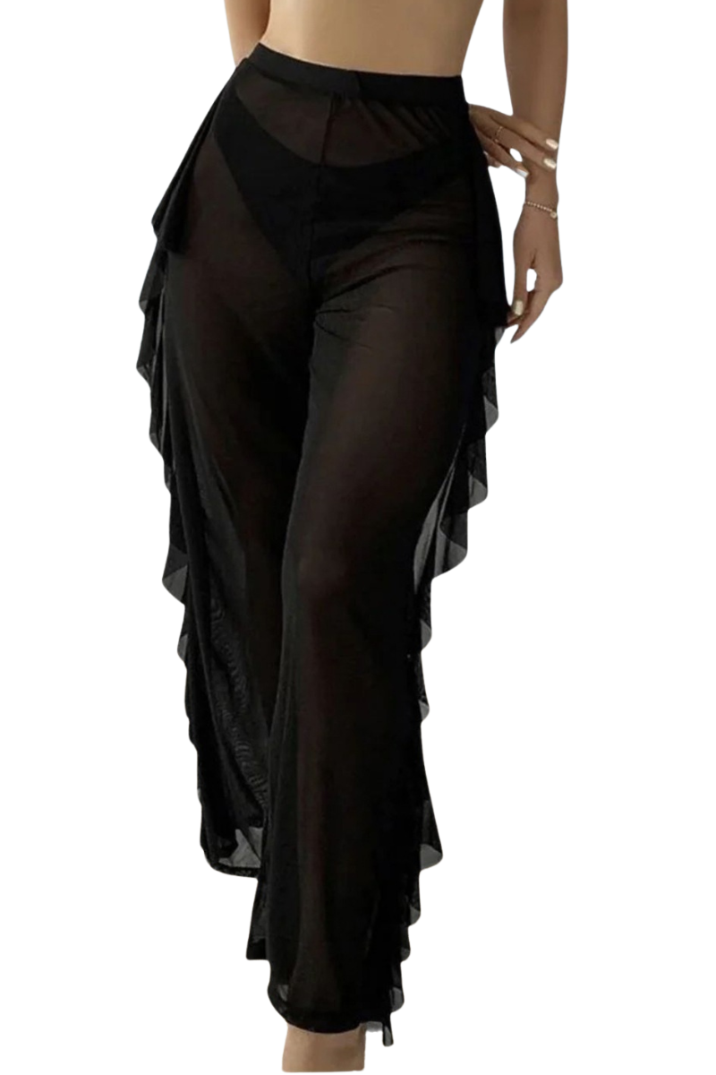 Women's Bandeau Quick Dry Mesh Pants 3 Piece Sexy Bikini&nbsp;