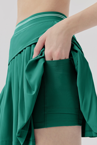 Women's Summer Cooling Anti-Revealing Yoga Pleated Skirt
