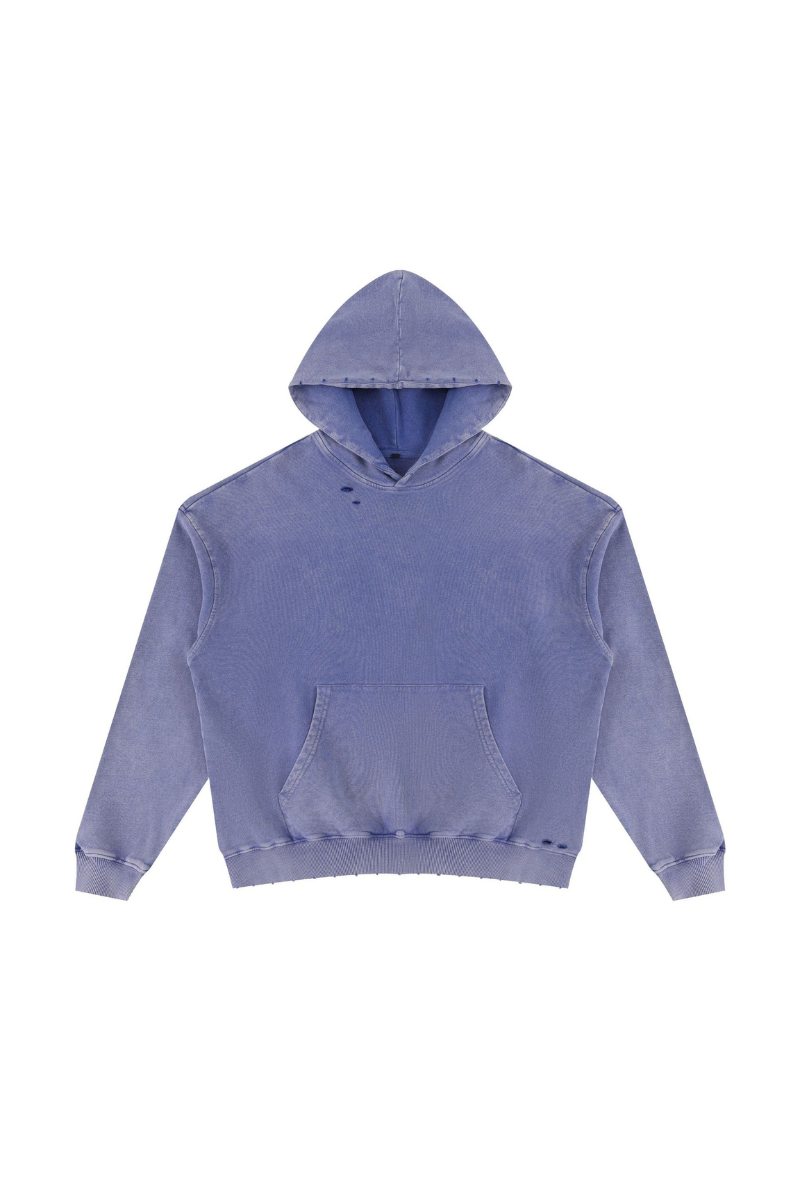 Women's Fall Cropped 100% Cotton Snow Washed Kangaroo Pocket Hoodie