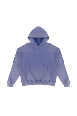 Women's Fall Cropped 100% Cotton Snow Washed Kangaroo Pocket Hoodie