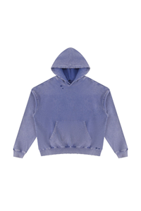 Women's Fall Cropped 100% Cotton Snow Washed Kangaroo Pocket Hoodie