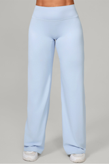 Women's Mid-High Waist Straight-Leg Pants