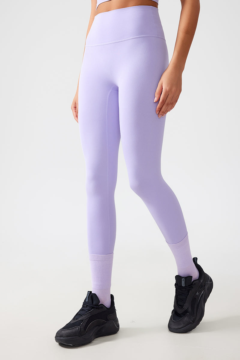 Women Free Size Nude Hip Lifting Shaping Fitness 9/10 Yoga Pants