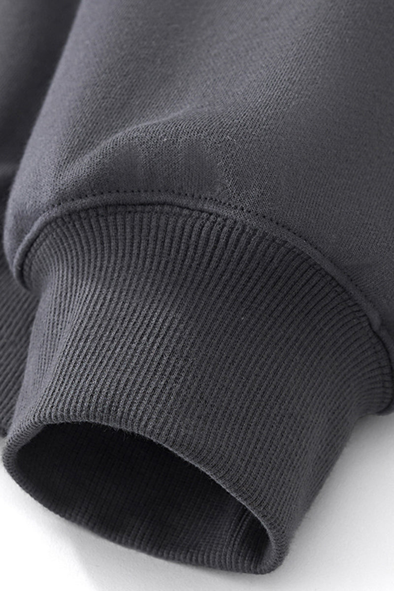 Unisex Boxy Loose Fleece Hoodie