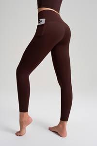 High-waisted, snug-fitting women's pants