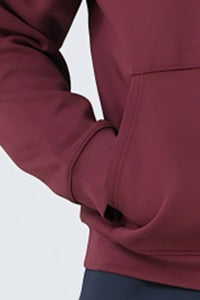 Men Heavyweight Cotton-Blend Hooded Sweatshirt