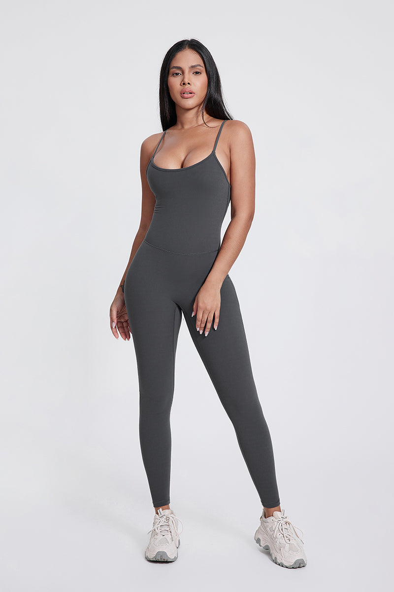 Women'S Sports Dance Y-Line Beauty Back Tight-Fitting Bodysuit