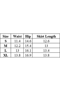 Women's hight waisted yoga skirt.