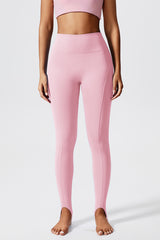 Women Eco-Friendly Fabric Foot-Stepping Model Buttocks Lifting And Shaping Yoga Fitness Running Exercise Leggings