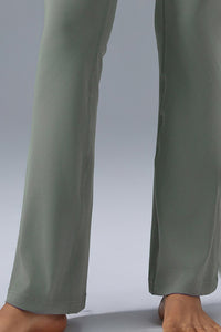 Women High-Waist Sculpting Flare-Leg Naked-Feel Yoga Leggings
