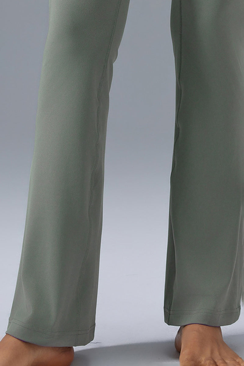 Women High-Waist Sculpting Flare-Leg Naked-Feel Yoga Leggings