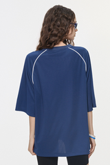 Women's 150g Quick Dry Oversized Multicolor T-Shirt