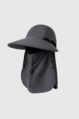 Summer Wide Brim Full Face Sun Protection Fisherman Hat