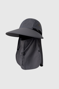 Summer Wide Brim Full Face Sun Protection Fisherman Hat