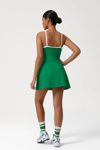 Women Sporty Sleeveless Tennis Slim Fit Dress
