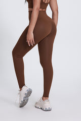 Women'S Bright Crossover High-Waisted Hip Lift Dance Stretch Cropped Pants