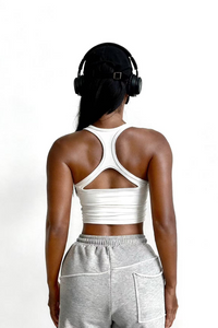 Women's Sleeveless Round Neck Fitness Bra