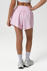 Women High-Waisted Loose Fit Quick-Dry Anti-Slip Yoga Shorts