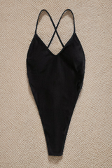 Women's Sexy Cross-Back Thin Straps V-neck Swimsuit