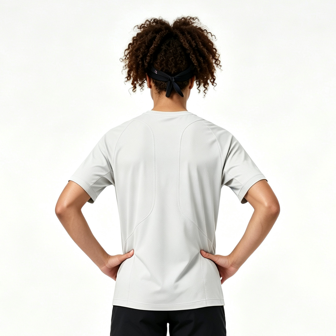 Women Raglan Sleeve Quick‑Dry Athletic Short Sleeve T‑Shirt