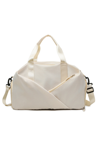 Minimalist Multi-Compartment Side Zipper Gym Travel Bag