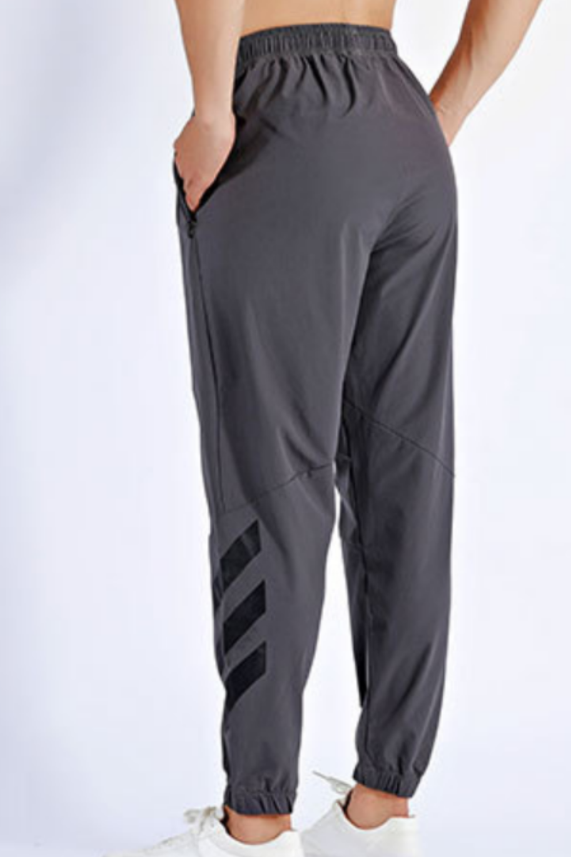 Men's Athletic Lightweight Quick Dry Zip Pockets Jogger