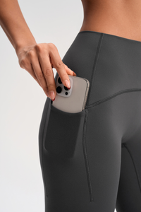 Women's Double-Brushed Pocket Athletic Leggings