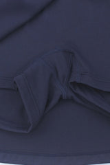 Women Athletic Split-Thigh Skort Built-in Shorts Adjustable Strap Tennis Skirt