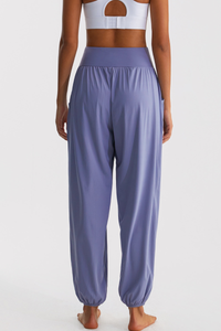 Women's Sports High Waist Lightweight Cuffed Sweatpants