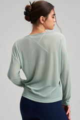 Women Loose-Fit Breathable Yoga Long Sleeves
