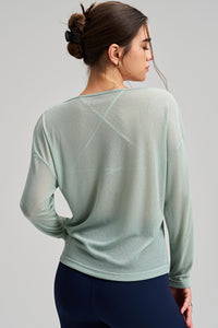Women Loose-Fit Breathable Yoga Long Sleeves