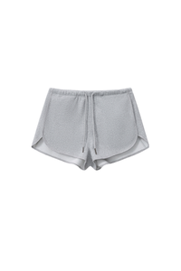 Women's Drawstring Curved Split Side Pocket Sports Shorts