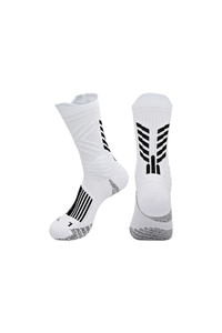 Slip-resistant mid-calf socks.
