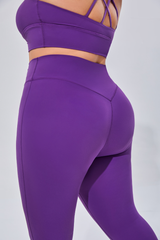 Plus Women's Sports Bra & Butt-Lifting Yoga Leggings Set